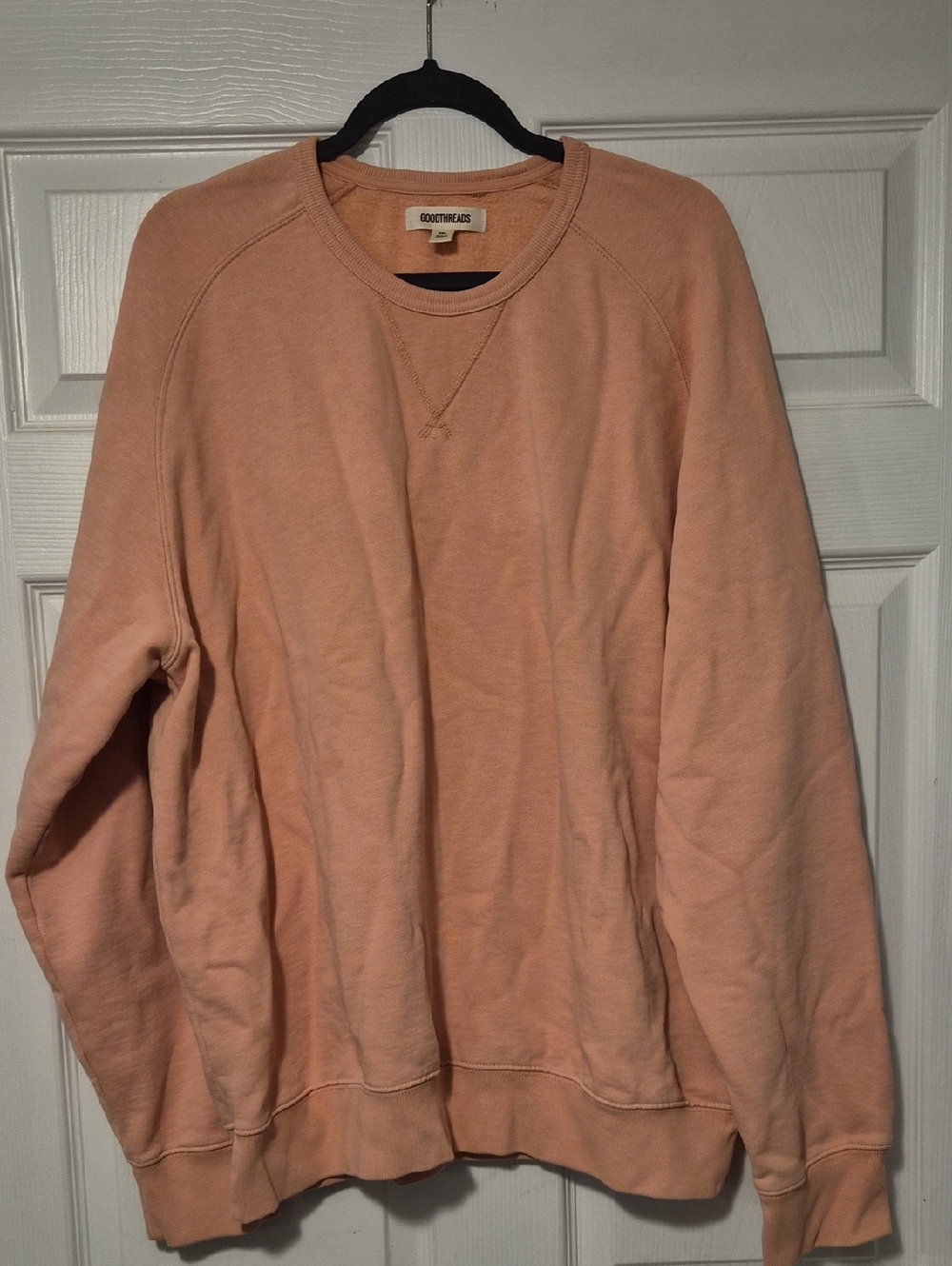 Goodthreads Men's Crewneck Sweatshirt - Salmon Pink